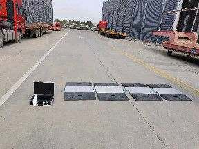 Balança Rodoviária Portátil para Caminhões Capacidade 30-150T Display LCD Digital