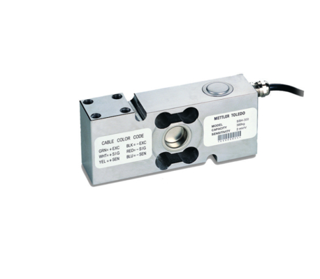 Célula de carga de alta capacidade SSH-500 kg com cabo de 2,5 m    Sensor durável para sistemas de pesagem industrial