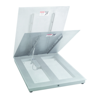 Balança industrial robusta PFA579lift-DS1500A com plataforma de carga dobrável para fácil armazenamento