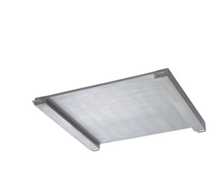 PUA579-CS300 Escala de piso ¥ 300 kg Plataforma de aço inoxidável de baixo perfil para uso higiénico