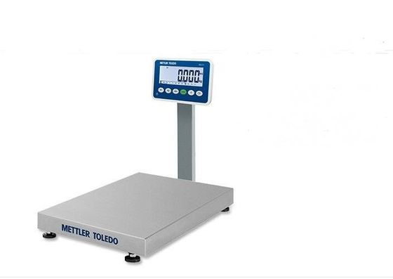 Segmento industrial LCD das escalas de plataforma 150Kg do banco de Mettler Toledo 7 com retroiluminado
