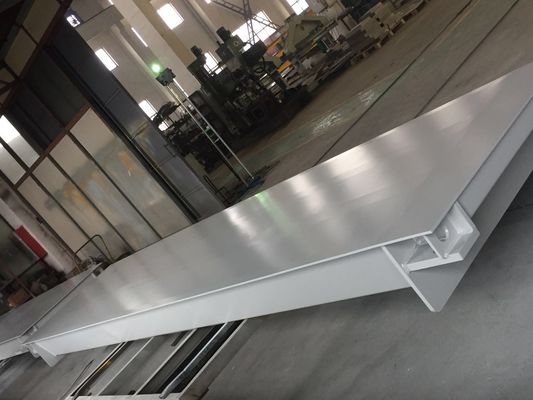 Pesagem industrial pesada com placa superior de 12 mm de espessura e comprimento personalizável
