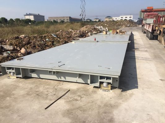 Pesagem industrial pesada com placa superior de 12 mm de espessura e comprimento personalizável