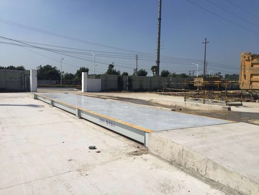 Ponte de pesagem de baixo perfil de alta capacidade para logística e transporte
