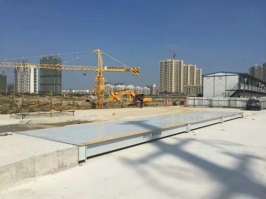 Ponte de pesagem de baixo perfil de alta capacidade para logística e transporte