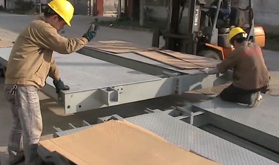 Da báscula do anúncio publicitário escalas portáteis dobráveis do caminhão semi para plantas da grão