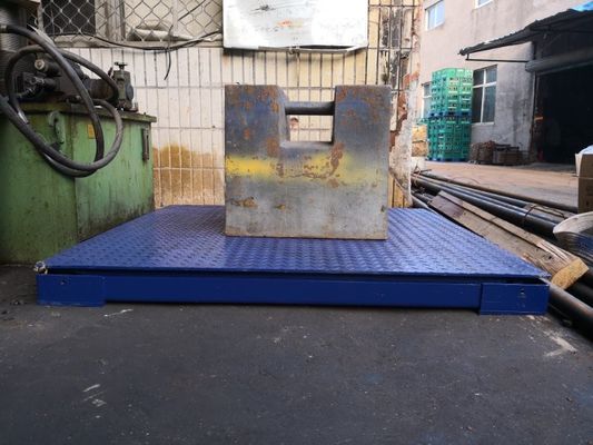 Balanças industriais pesadas para uso em pisos para manuseio eficiente de materiais