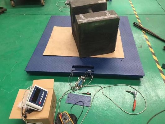 Balanças de piso industrial resistentes à corrosão e à água perfeitas para ambientes adversos