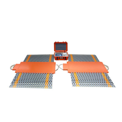 Balança Rodoviária Portátil para Caminhões Capacidade 30-150T Display LCD Digital