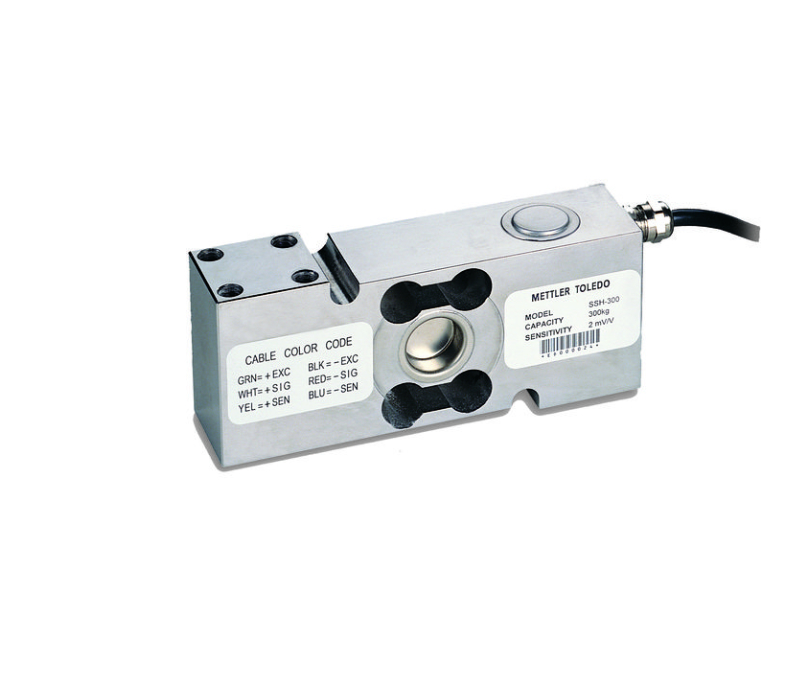 Célula de carga industrial SSH-50kg com cabo de 2,5 m ¢ Sensor durável para medição de carga pequena a média