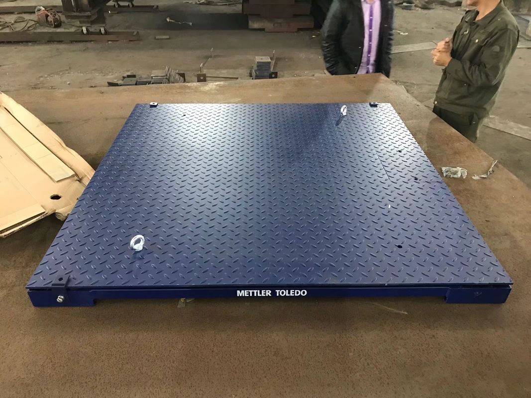 Medidor de aço inoxidável da escala 500Kg 1000Kg 1.2x1.2 do assoalho do perfil baixo de Metter Toledo