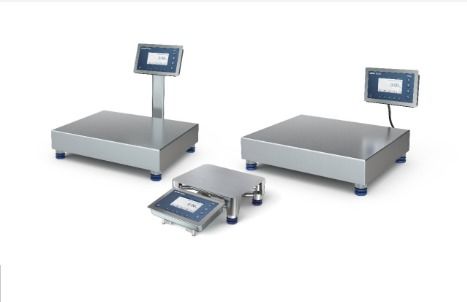 Balanças higiênicas de banco ¢ Design de aço inoxidável classificado IP69K para ambientes sanitários