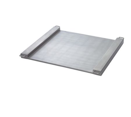 PUA579-CS300 Escala de piso ¥ 300 kg Plataforma de aço inoxidável de baixo perfil para uso higiénico