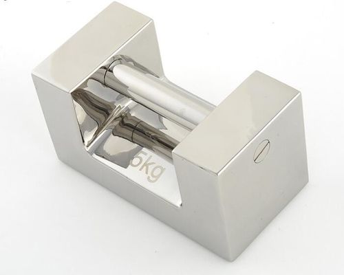 Pesos de ensaio pesados de aço inoxidável de 5 kg para utilização industrial