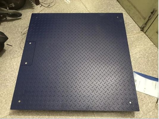 Balança de piso digital de perfil ultra baixo para pesagem industrial de carga pesada