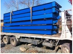 Multi báscula da plataforma que pesa a caravana na máquina do peso do caminhão da báscula